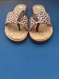 YELLOWBOX Women's Barann Sandal in cheetah - women's sandal - detail view