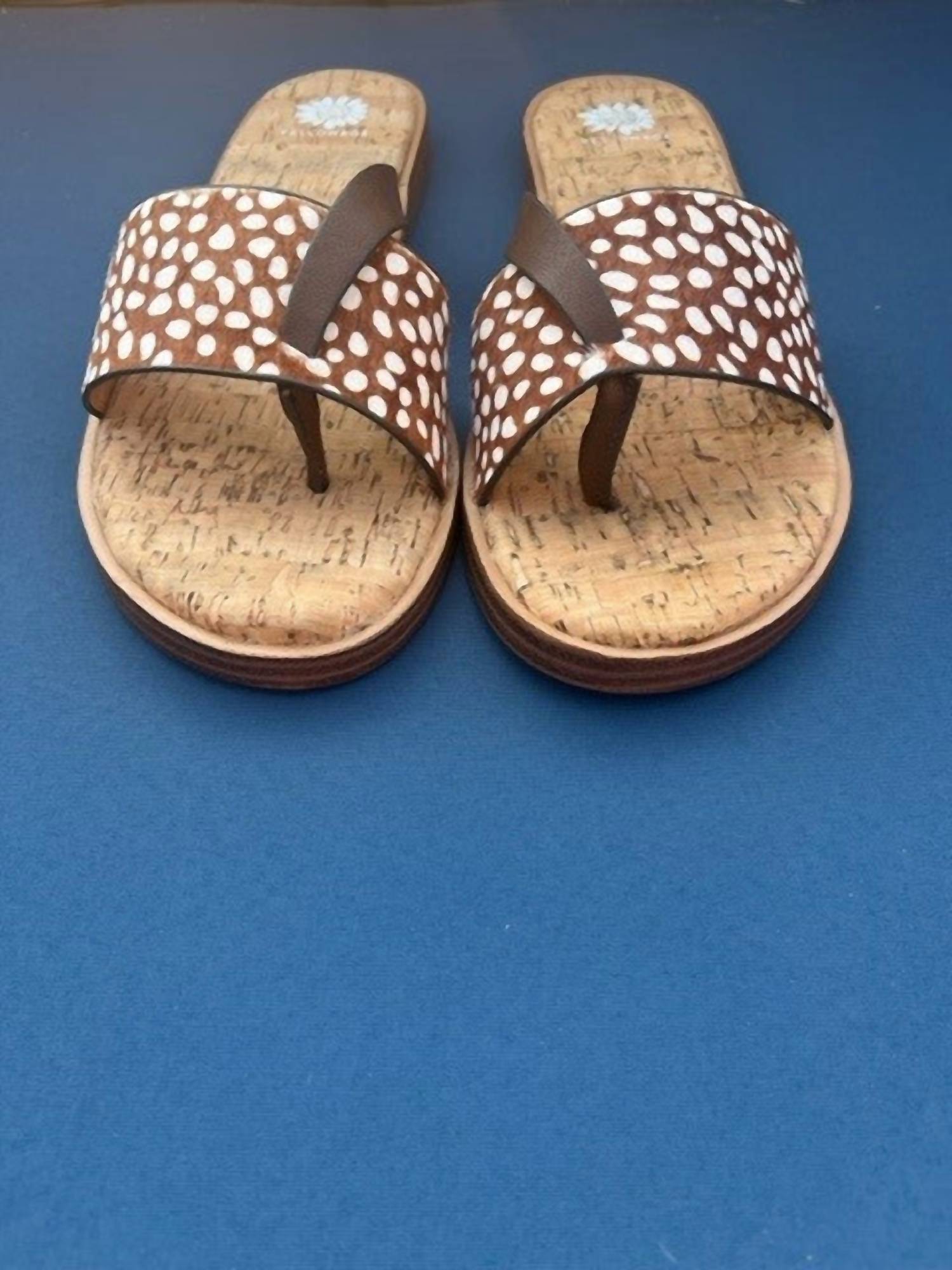 YELLOWBOX Women's Barann Sandal in cheetah - women's sandal - detail view