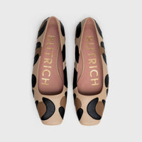 BUTRICH Women's Kat Ballet Flat in cream - women's flats - detail view