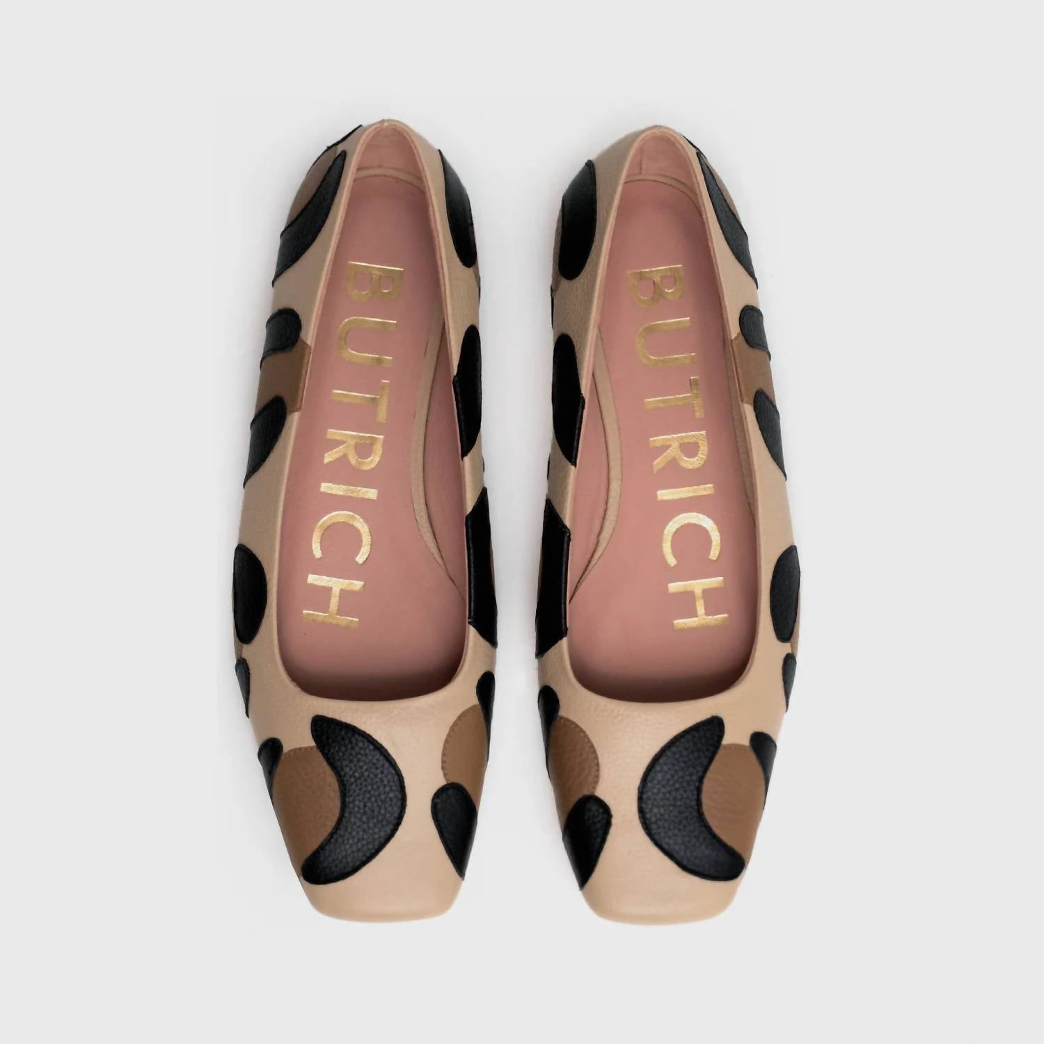 BUTRICH Women's Kat Ballet Flat in cream - women's flats - detail view