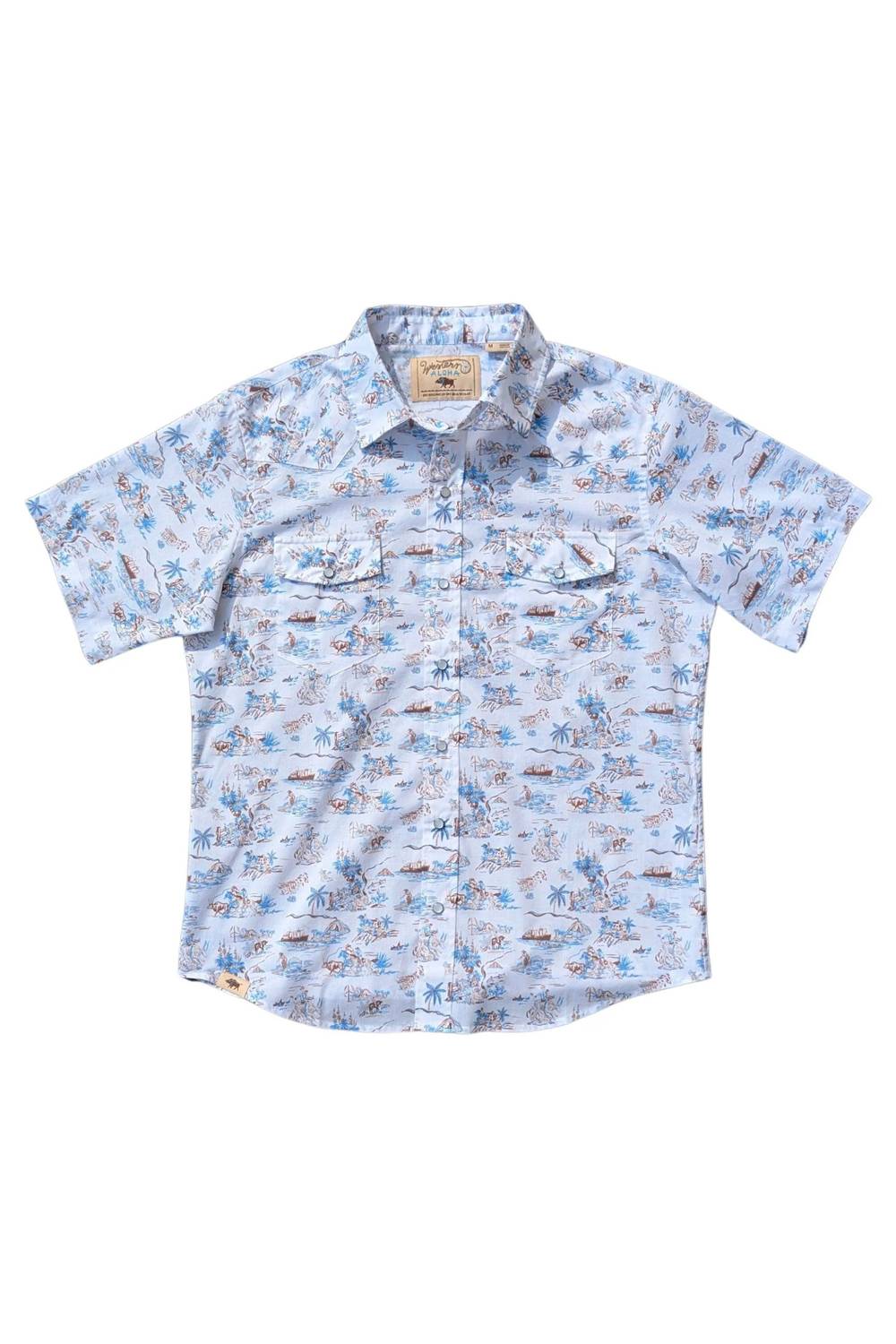 Western Aloha - Paniolo Short Sleeve Polo