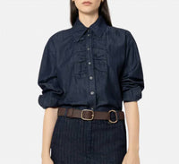 Luisa Cerano - Ruffle Front Blouse
