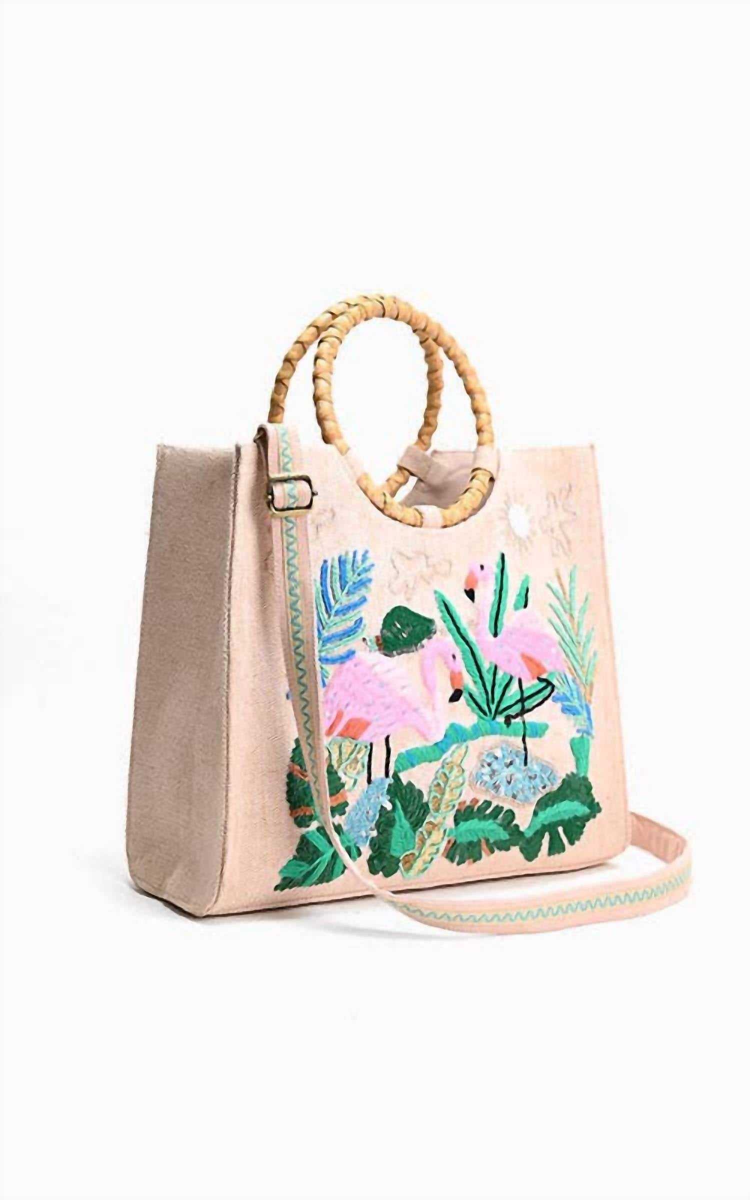 America & Beyond - Women's Tropical Flamenco Tote