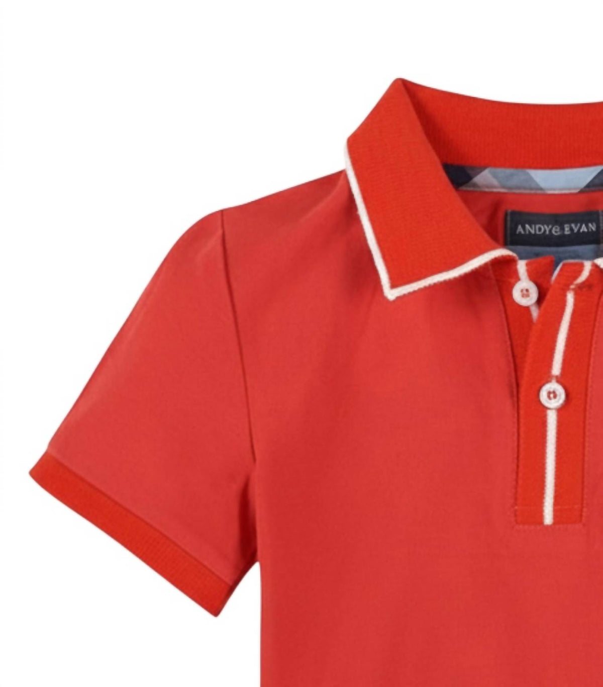 Andy & Evan - Kids Polo Tee With Ribbing