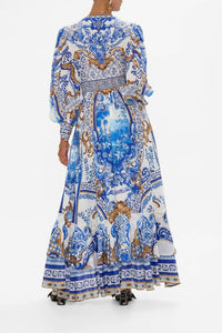 Camilla - Long Button Front Maxi Dress