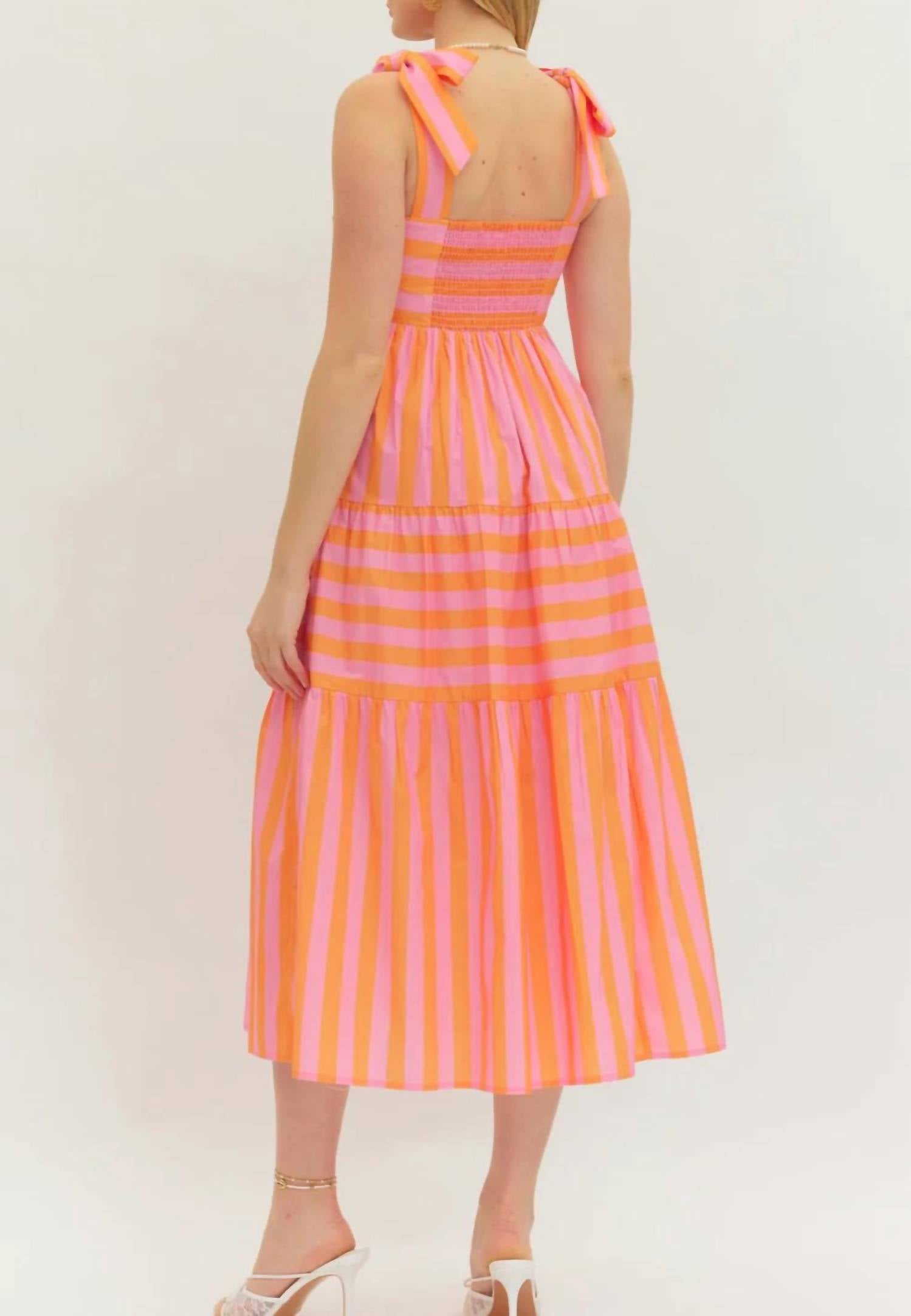 Entro - Perfectly Striped Dress