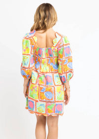 Karlie - Fruit Gauze Scallop Dress