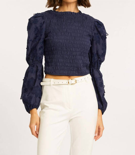 Caballero - Arabella Navy Top