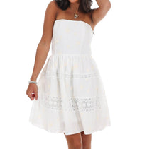 Klesis - Lovelace Embroidered Mini Dress