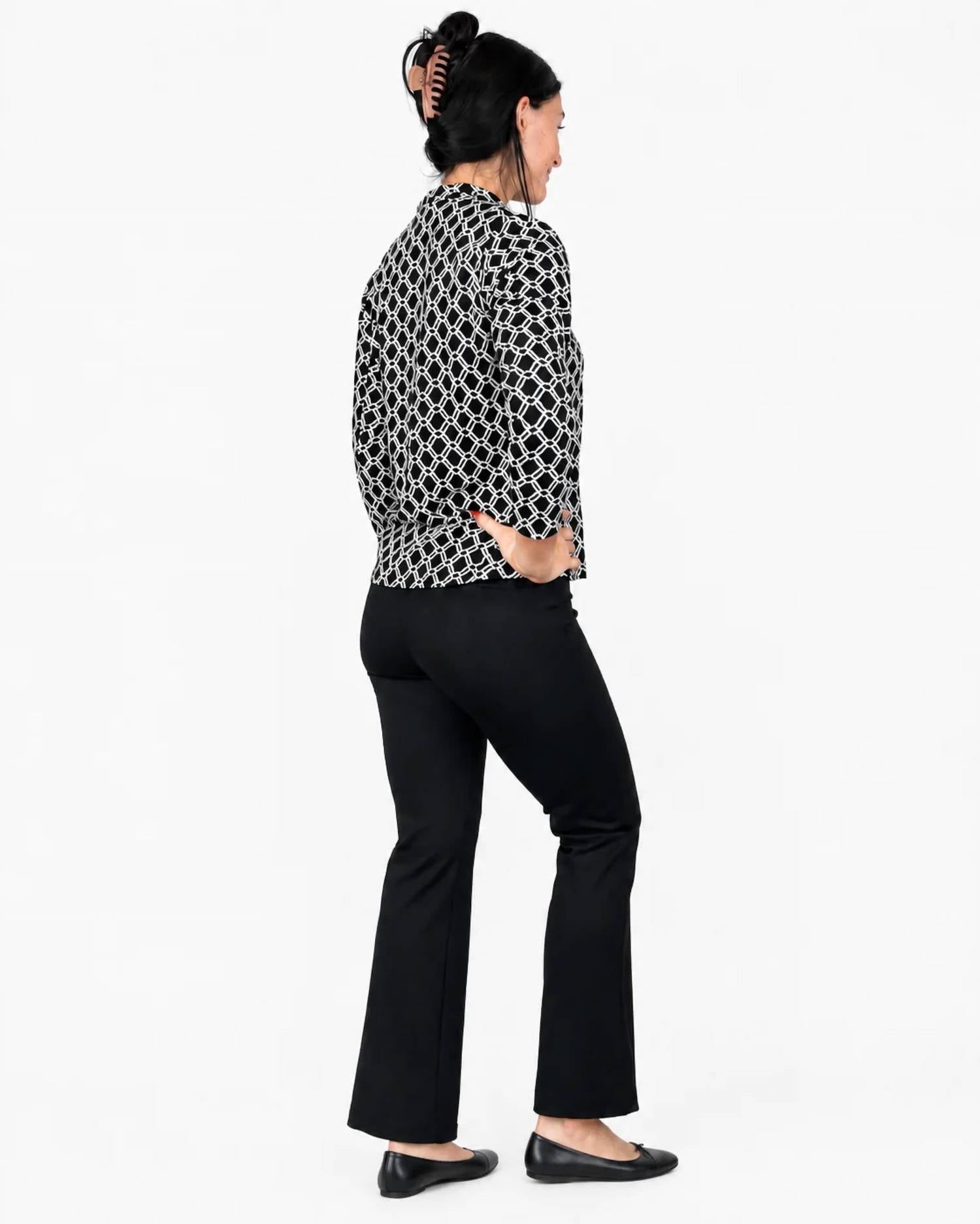 Lulu-B - Print 1/4 Zip Upf 50+ Top