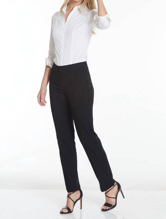 Slimsation By Multiples - Petite Pull-on Ankle Dress Pants With Pockets