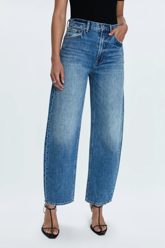 Pistola - Wes High Rise Barrel Denim Jeans