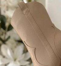 BiLLiNi Women's Ally Bootie in dark clay - women's shoe - detail view