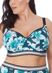 Elomi - Island Lily Sweetheart Crop Bikini Top
