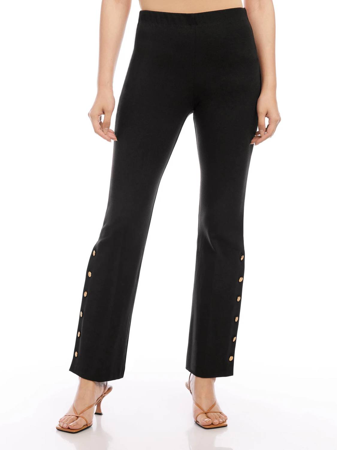 Fifteen Twenty - Button-Up Hem Pants