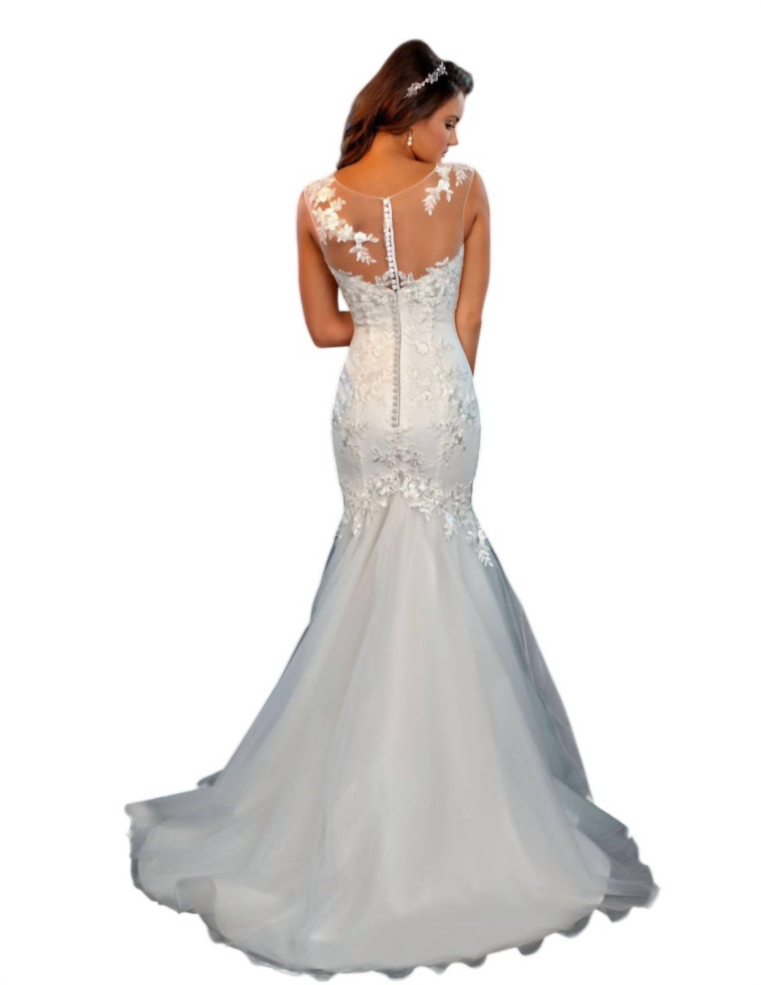 Karishma Creations - V Neck Bridal Fitted Maxi Dress
