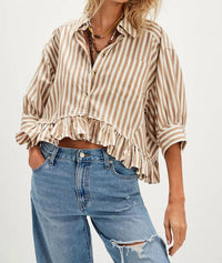 Free People - Bailey Stripe Shirt