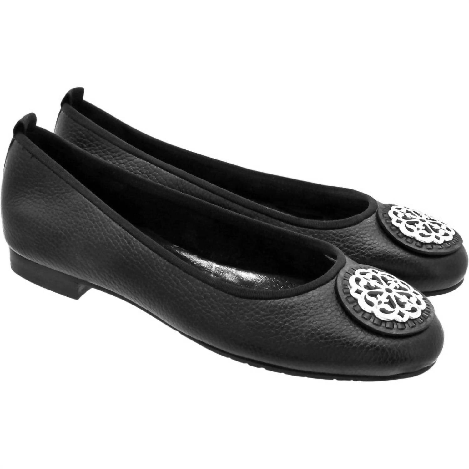 Brighton Women's Aleta Ballerina Flats in black - women's flats