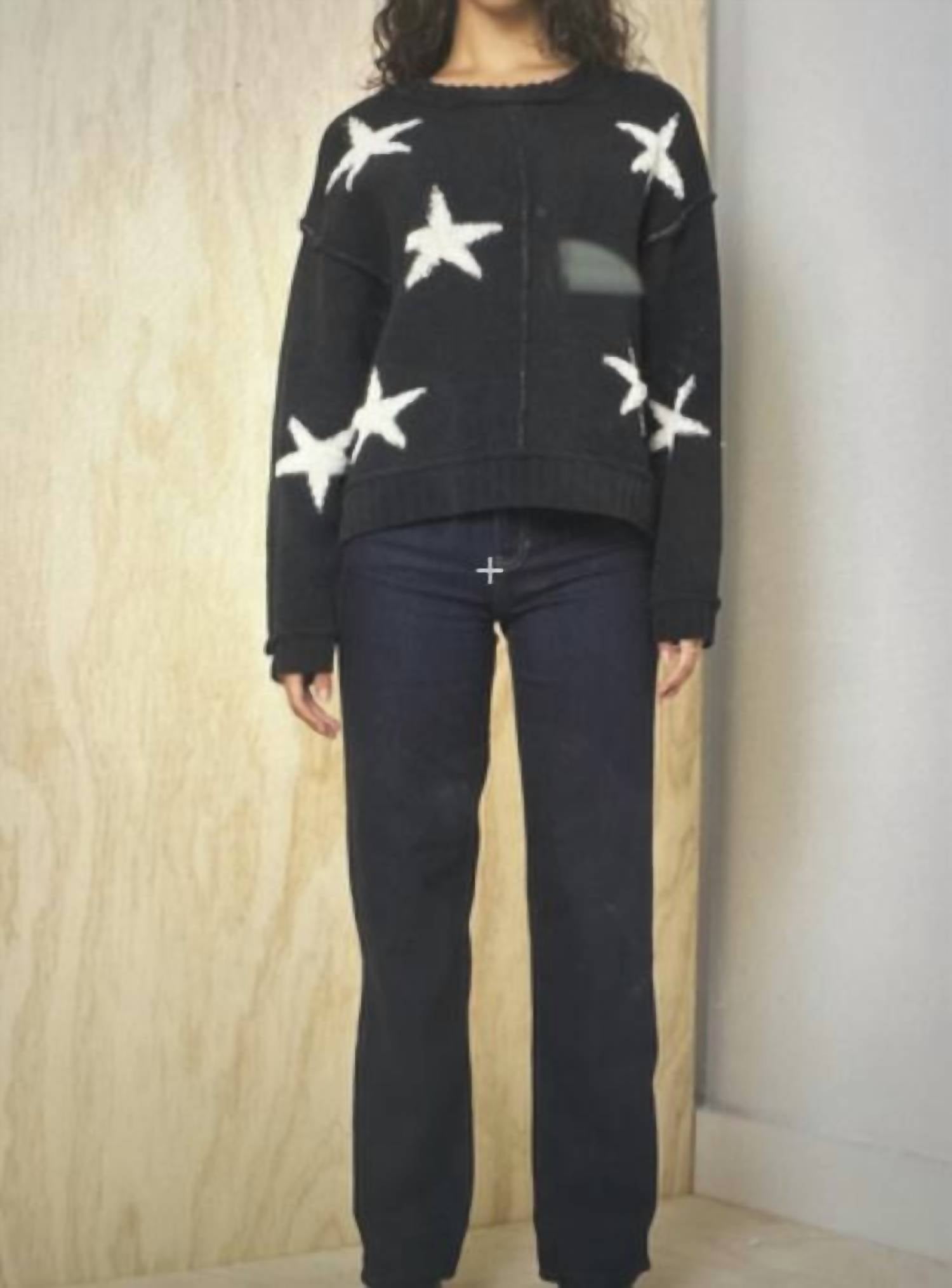 Vintage Havana - Jacquard Star Sweater