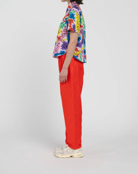 LĀU Felix Button-down Shirt in multi - women's shirt - alternate view