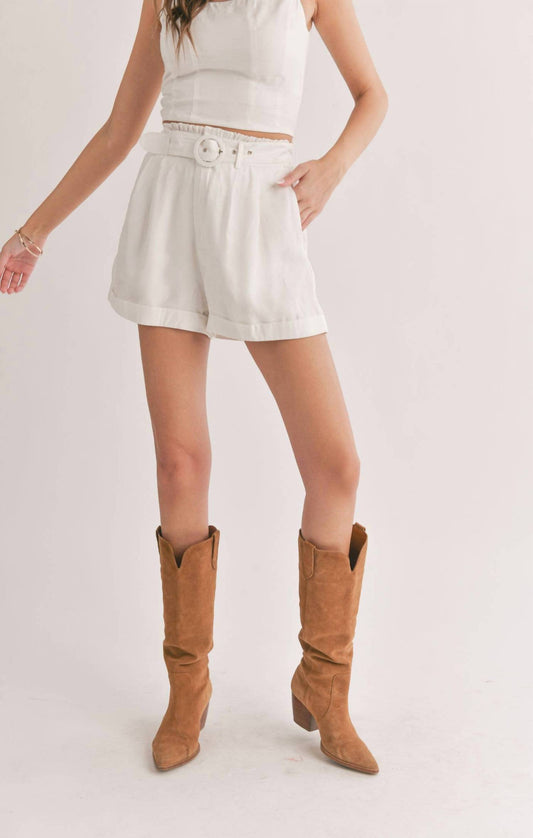 Sadie & Sage - Dunes Belted Shorts