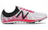 New Balance Women's Ld5000 V4 Spike Shoes in white pink - women's shoe
