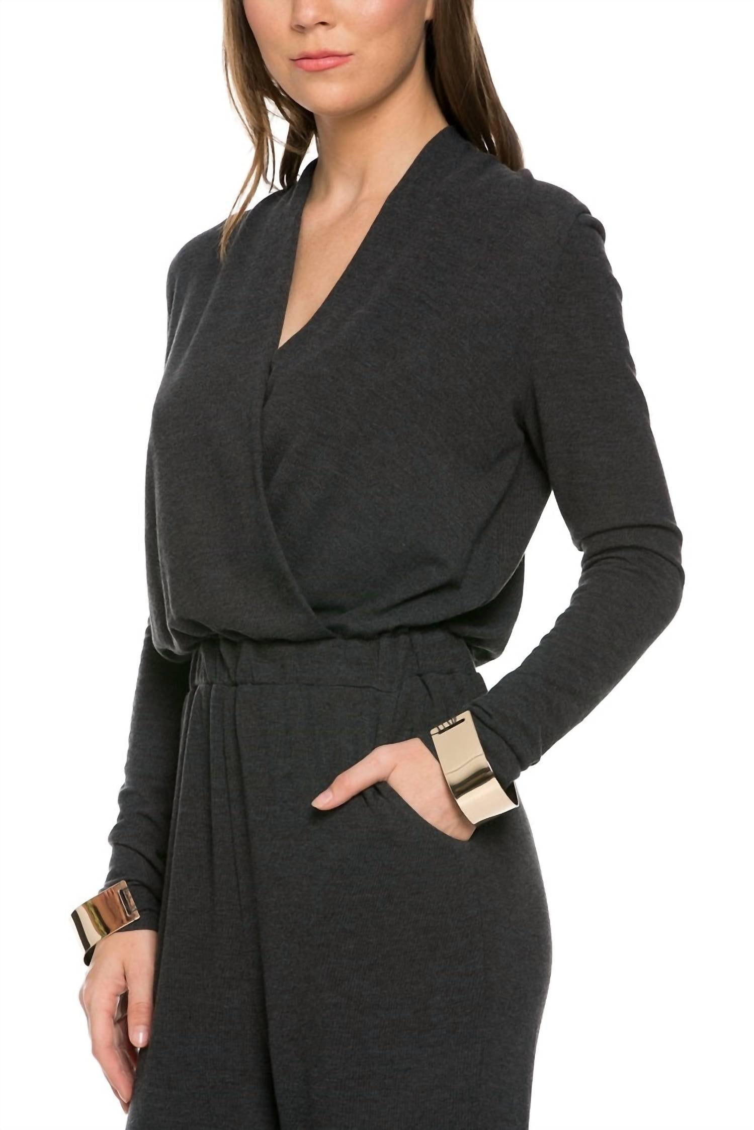 Charme - Wrap Front Jumpsuit