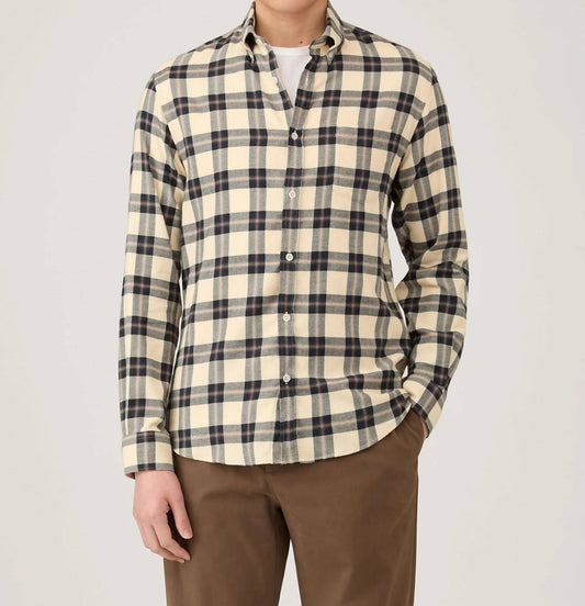 Sunspel - Brushed Cotton Flannel Check Shirt