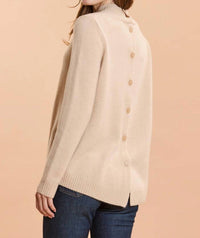 Tyler Boe - Cashmere Button Back Sweater