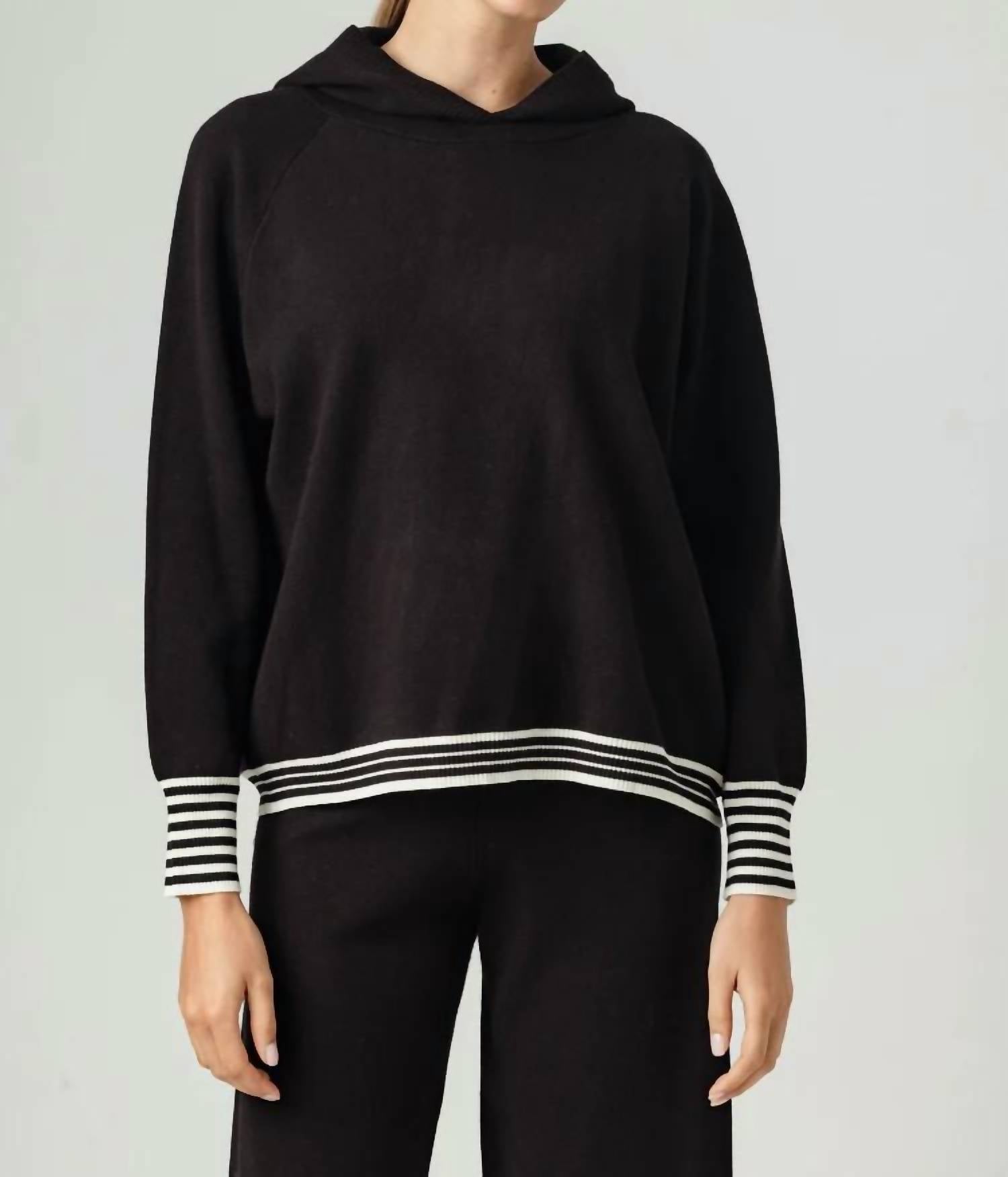 Sundays - Stripe Cuff Hoodie