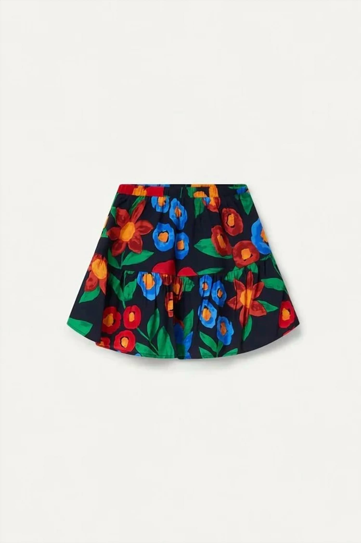 Compania Fantastica - Girls Bright Floral Skirt