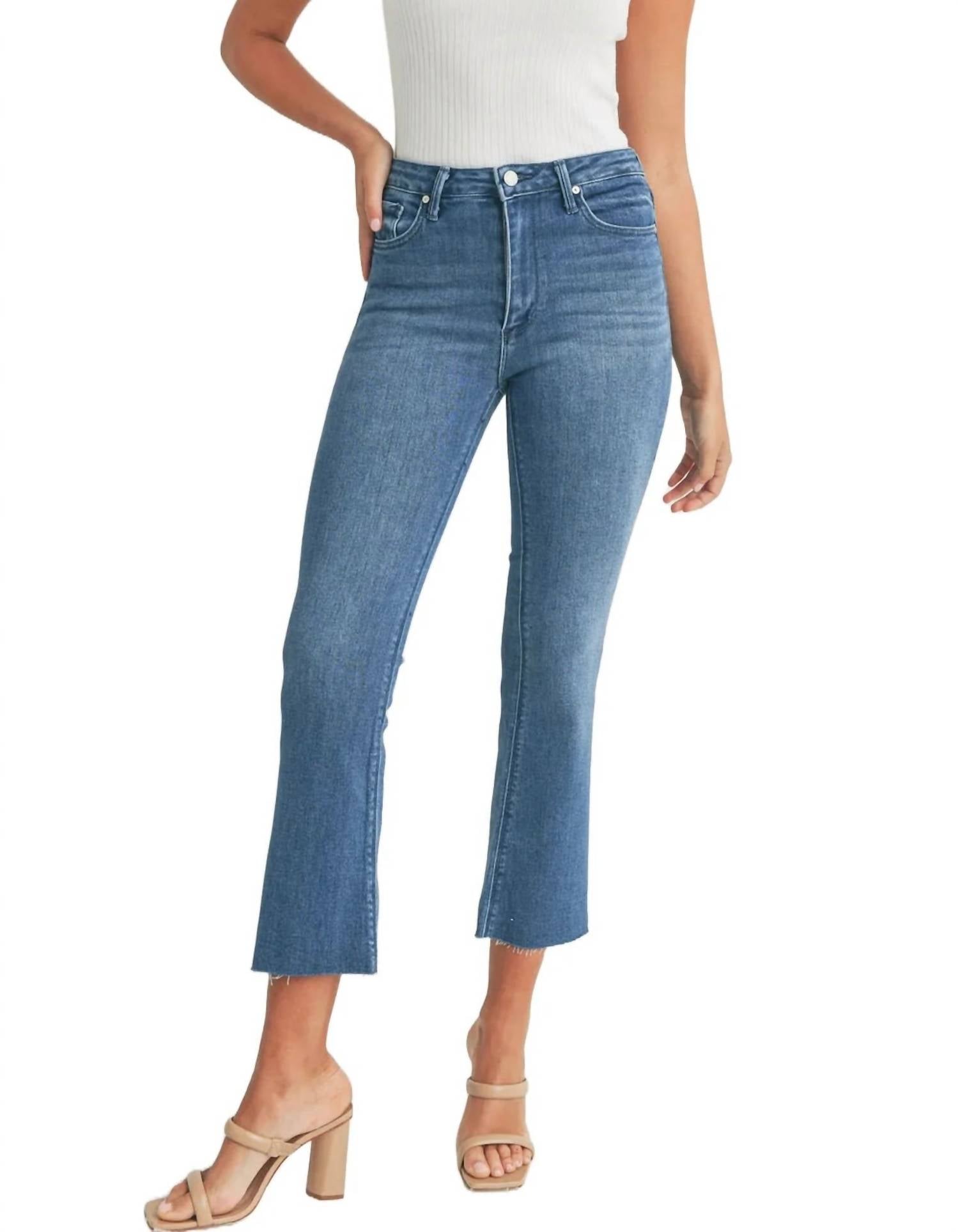 Jbd. - Cropped Kick Flare Jeans