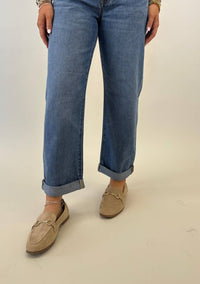 PISTOLA Donny Rolled Hem Boyfriend Jeans in heartfelt - women's jeans