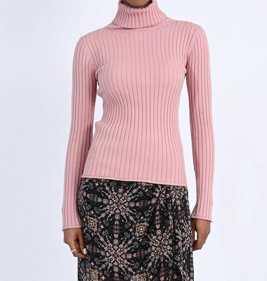 Molly Bracken - Ribbed Turtleneck Sweater