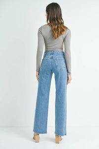 Just Black Denim - Longer Length Wide Leg Jeans
