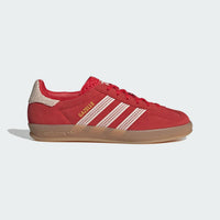 adidas Women's Gazelle Indoor Suede Sneakers in red - women's sneaker