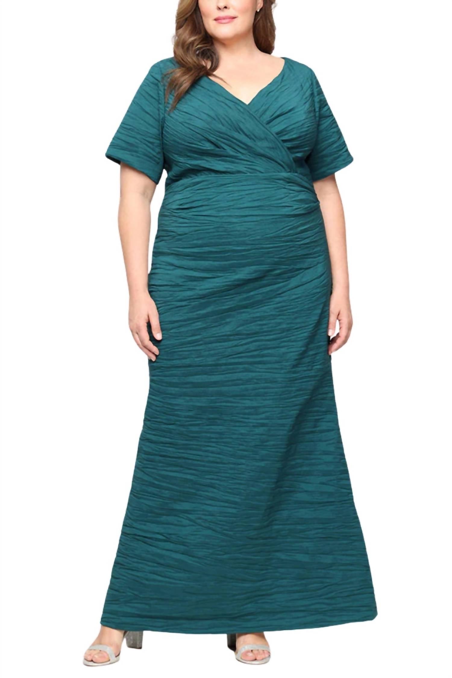 Alex Evenings - Women's Empire Waist A Line Dress