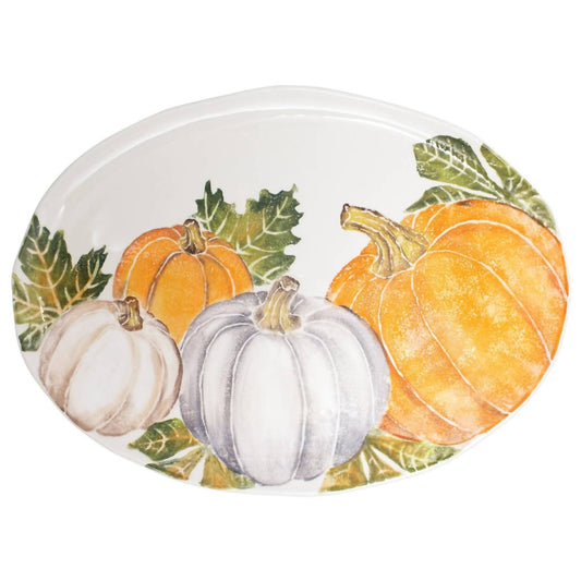 Vietri - Pumpkins Large Oval Platter