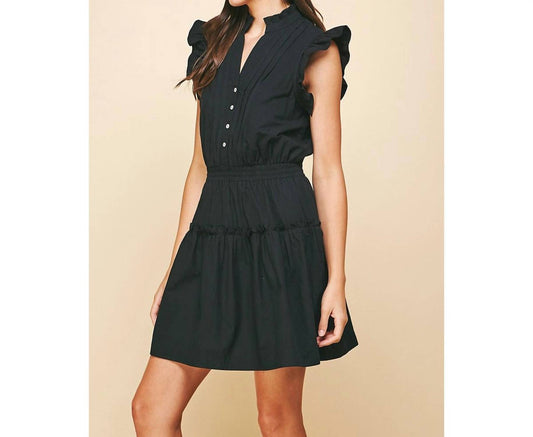 Pinch - Payton Pleated Ruffle Mini Dress