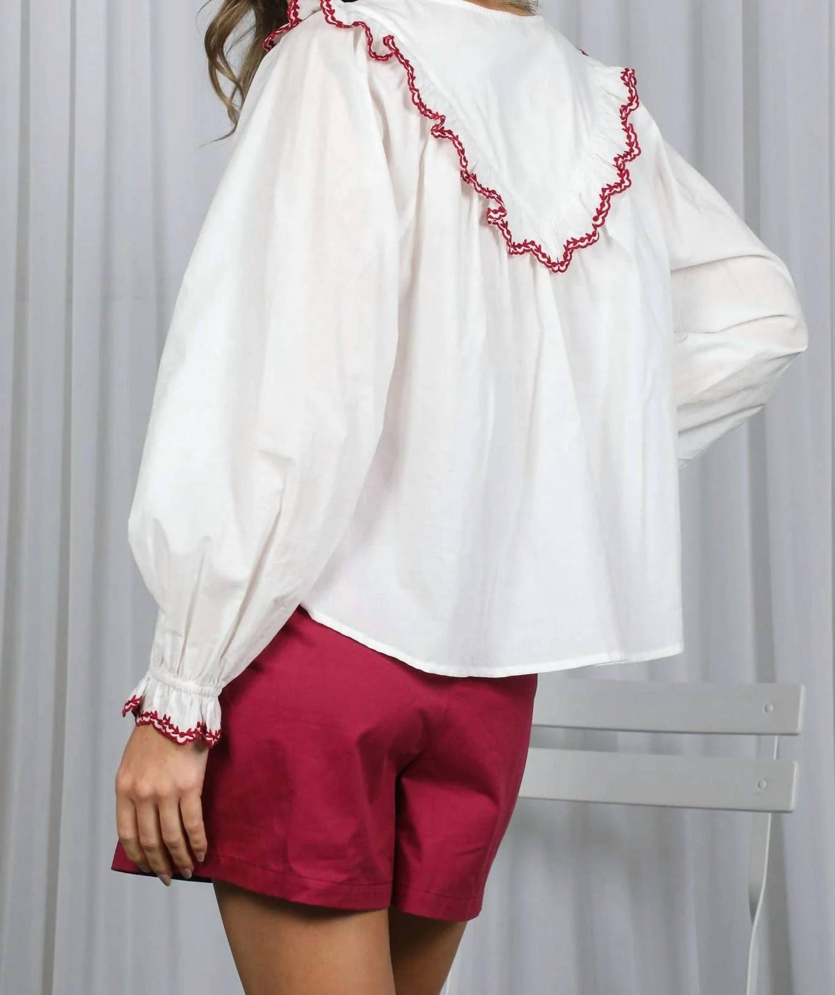 Vine & Love - Ruffle Detail Blouse