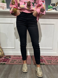 KUT FROM THE KLOTH Rachel High Rise Mom Jeans in black - women's jeans - alternate view
