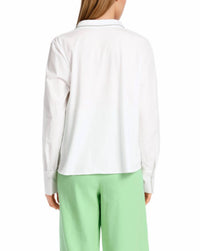 Marc Cain - V-neck Beaded Print Blouse