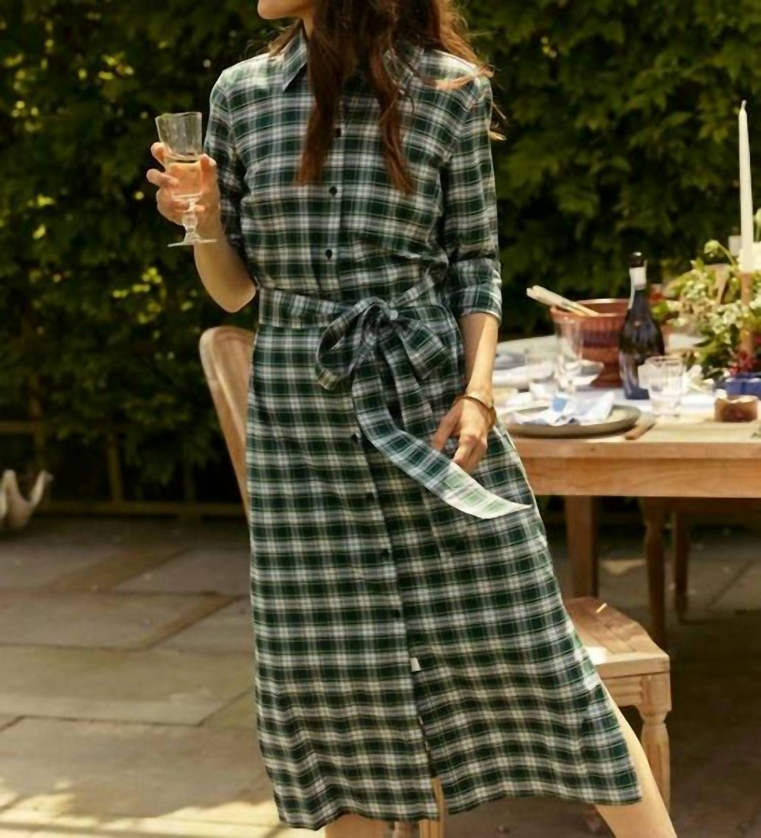 Johnny Was - Trista Gordan Tartan Shirt Dress
