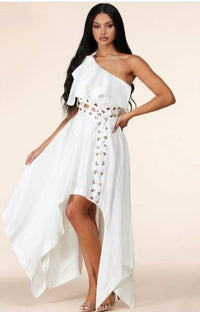 Latiste - Jessica Crisscross Lace-up Dress