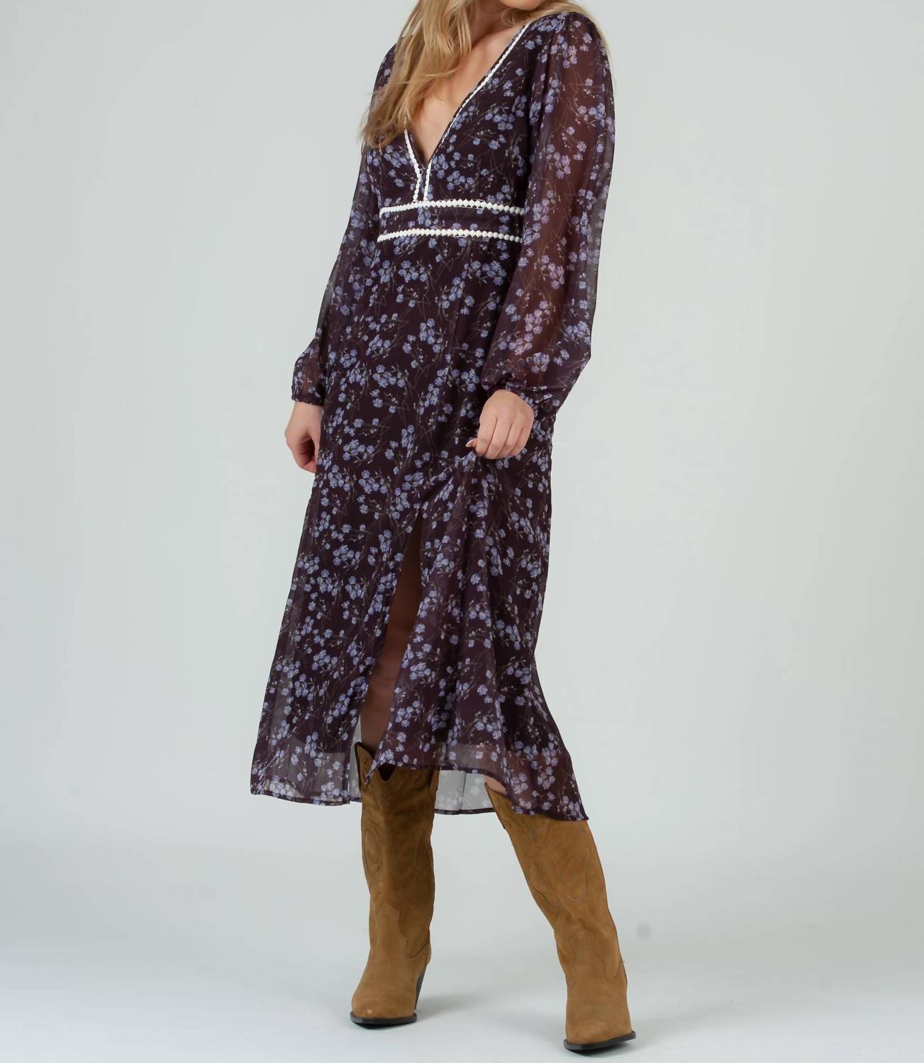 Lucca - Laurie Prairie Floral Midi Dress