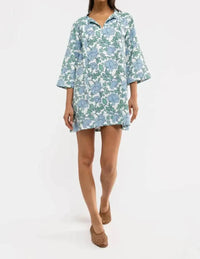 SMITH & QUINN Phoebe Dress in coastal garden - women's dress