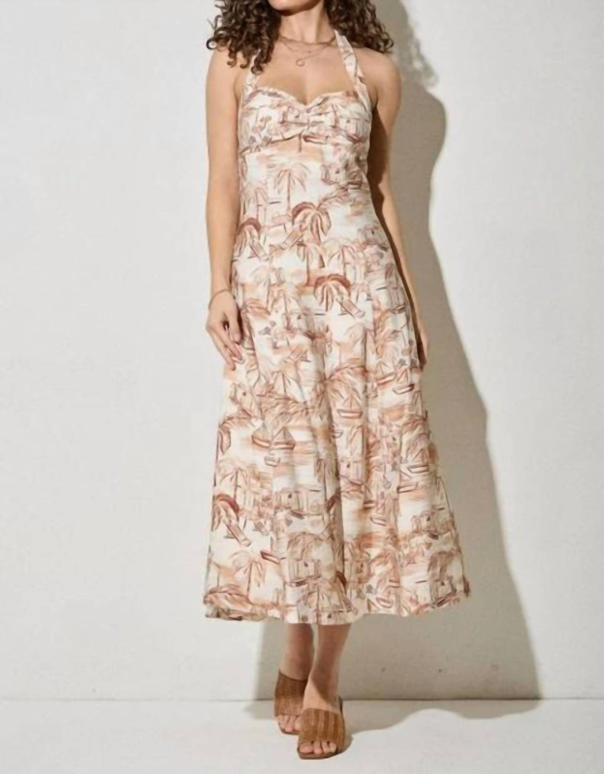 Skylar Rose - The Vela Sweetheart Midi Dress