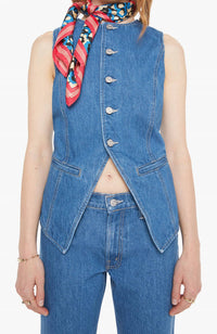 Mother The Vested Interest Vest in scoot this way - women's jacket - view 5