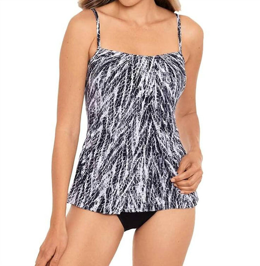 Miraclesuit - Chevron Python Jubilee Tankini Top
