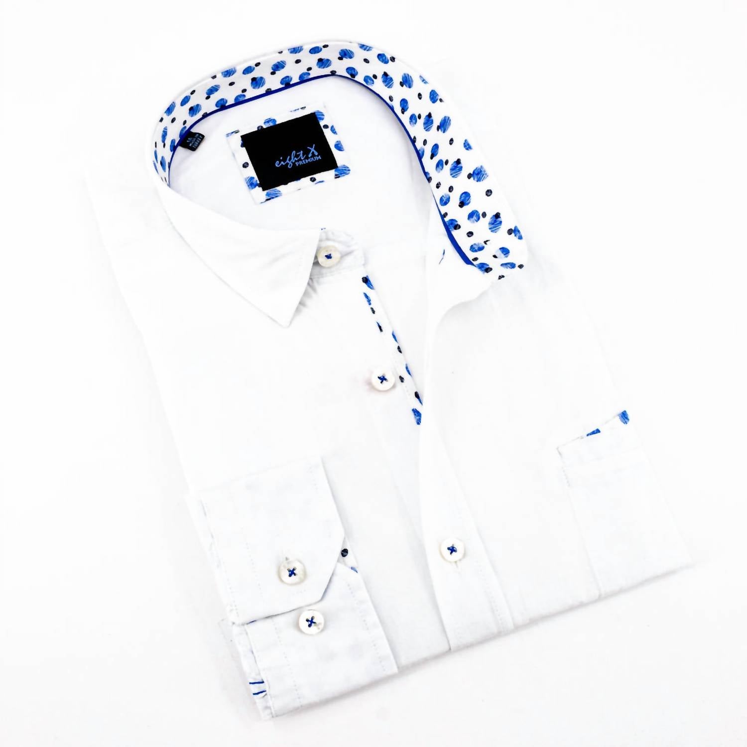 Eight X - Button Down With Elbow Patches Shirt